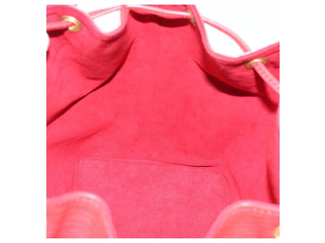 Borsa a Spalla LOUIS VUITTON Epi Petit Noe Rosso M44107 LV Auth 193106V - vista 16