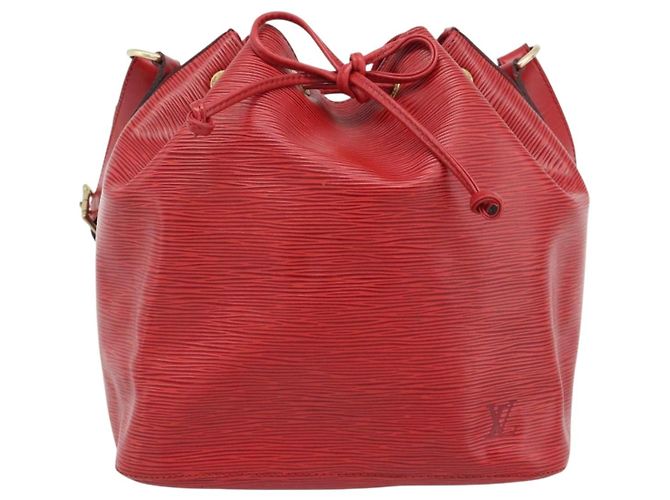 Borsa a Spalla LOUIS VUITTON Epi Petit Noe Rosso M44107 LV Auth 193106V - vista 2