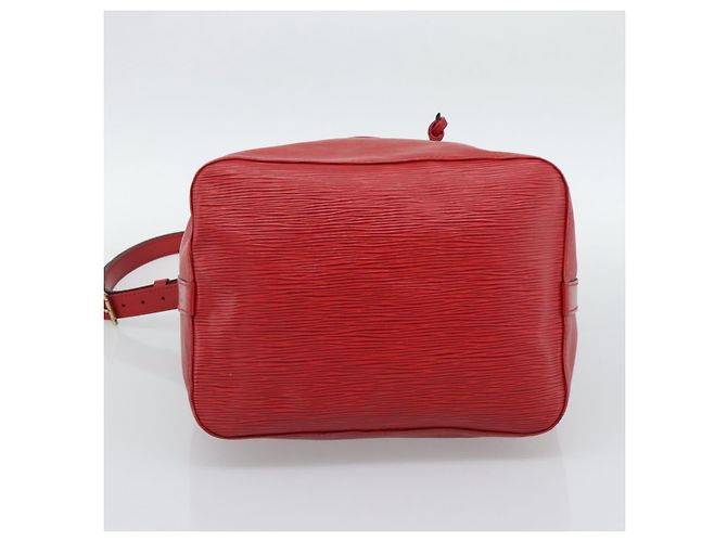 Borsa a Spalla LOUIS VUITTON Epi Petit Noe Rosso M44107 LV Auth 193106V - vista 9