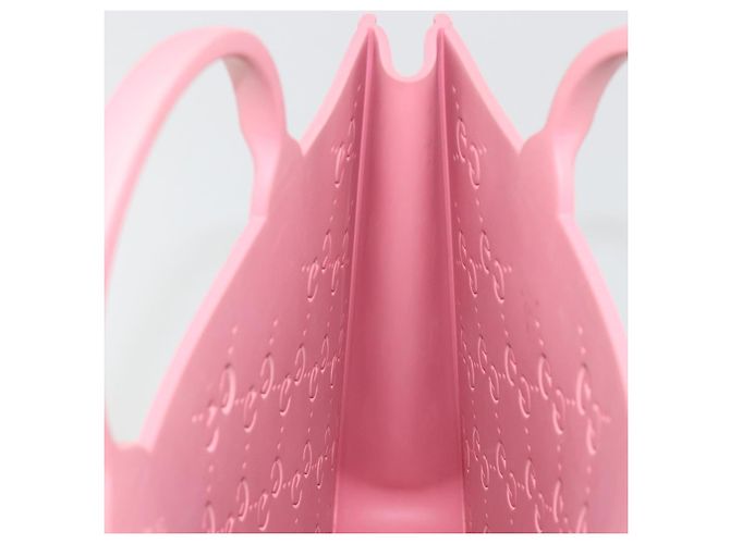 Borsa Tote per bambini GUCCI GG Canvas Gomma Rosa 679365 Auth 194066V - vista 17