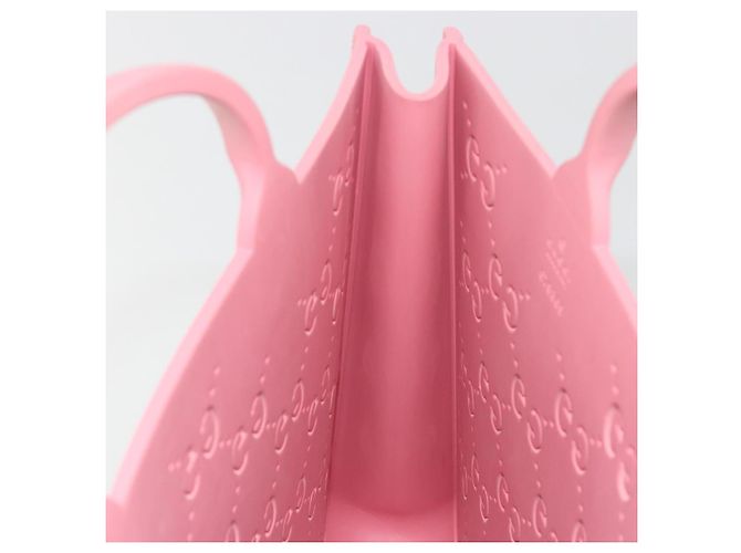 Borsa Tote per bambini GUCCI GG Canvas Gomma Rosa 679365 Auth 194066V - vista 18