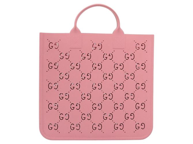 Borsa Tote per bambini GUCCI GG Canvas Gomma Rosa 679365 Auth 194066V - vista 2