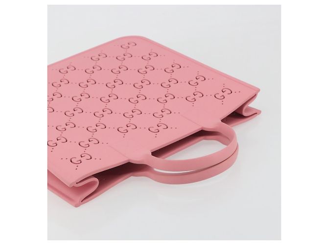 Borsa Tote per bambini GUCCI GG Canvas Gomma Rosa 679365 Auth 194066V - vista 6