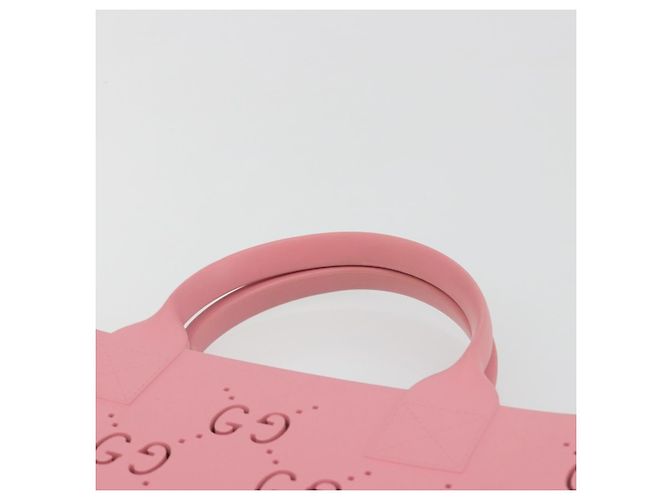 Borsa Tote per bambini GUCCI GG Canvas Gomma Rosa 679365 Auth 194066V - vista 8