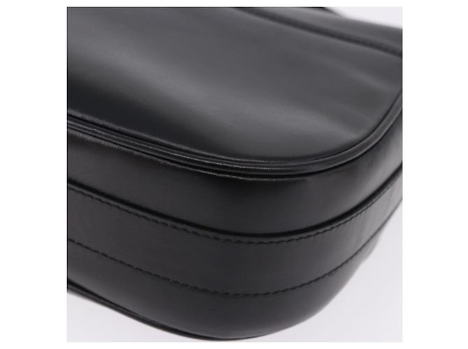 Céline CELINE Schultertasche aus Leder Schwarz Gold Auth 193055 Golden - Ansicht 15