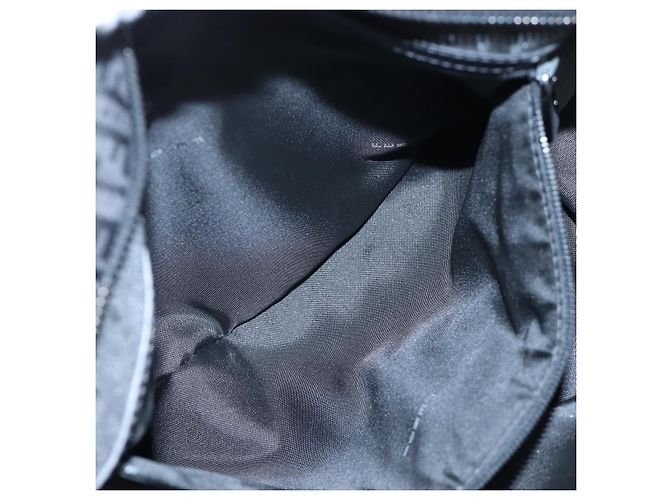 FENDI Zucchino Canvas Tote Bag Schwarz Silber Auth am12126V - Ansicht 21