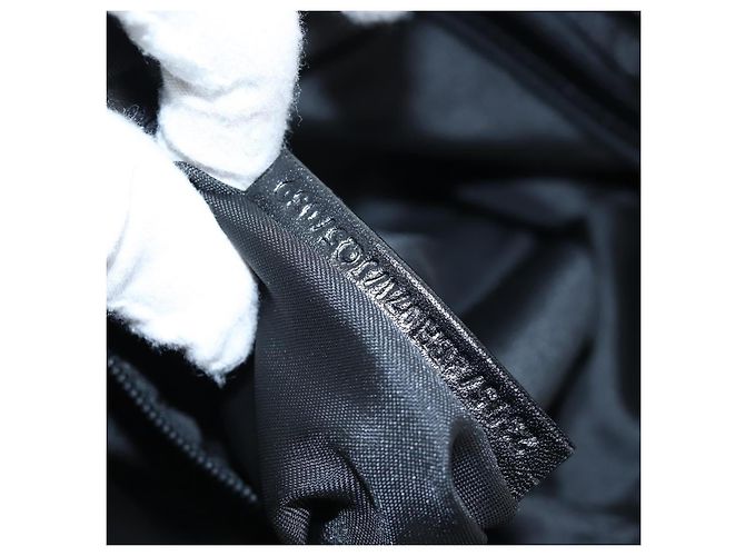 FENDI Zucchino Canvas Tote Bag Schwarz Silber Auth am12126V - Ansicht 22