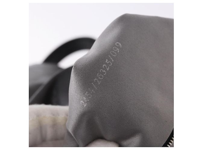 Borsa a tracolla FENDI Mamma Baguette Perline Blu Navy Argento Auth yk20696SAM - vista 25