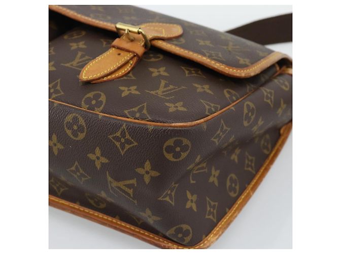 LOUIS VUITTON Borsa a Spalla Monogram Gibeciere GM M42246 LV Auth hk3975 Monogramma - vista 10