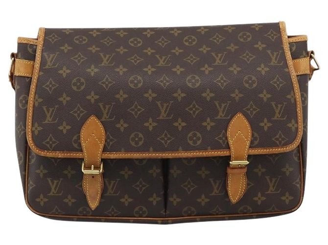 LOUIS VUITTON Borsa a Spalla Monogram Gibeciere GM M42246 LV Auth hk3975 Monogramma - vista 2