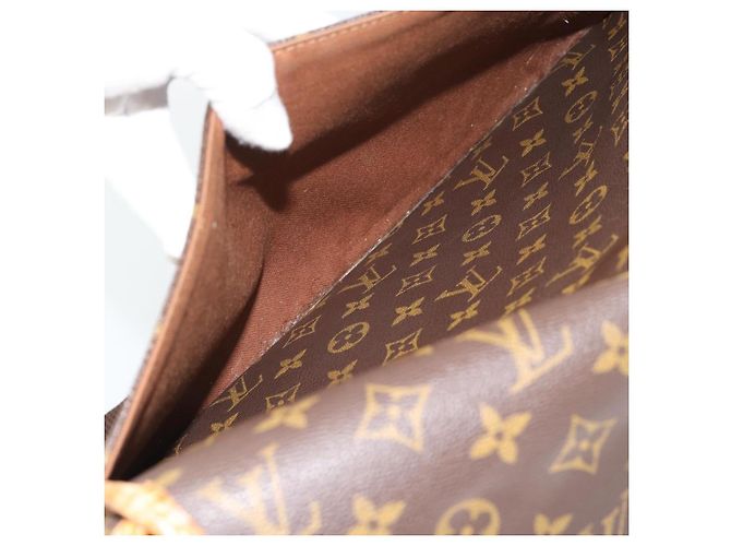 LOUIS VUITTON Borsa a Spalla Monogram Gibeciere GM M42246 LV Auth hk3975 Monogramma - vista 23