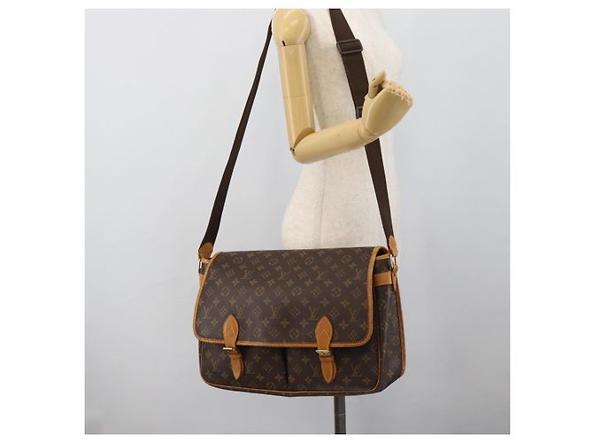 LOUIS VUITTON Borsa a Spalla Monogram Gibeciere GM M42246 LV Auth hk3975 Monogramma - vista 25