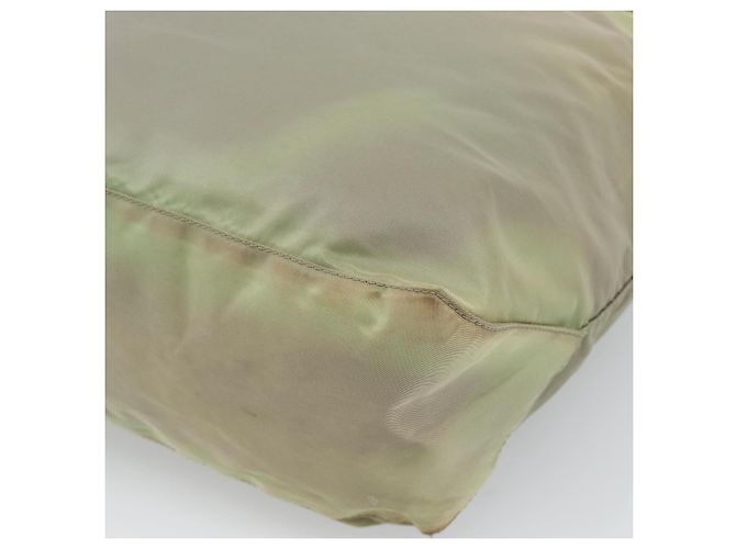 Borsa Tote PRADA Nylon Verde Auth 194568 - vista 12
