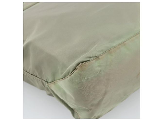 Borsa Tote PRADA Nylon Verde Auth 194568 - vista 13