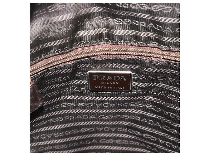 Borsa Tote PRADA Nylon Verde Auth 194568 - vista 16