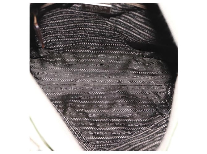 Borsa Tote PRADA Nylon Verde Auth 194568 - vista 17