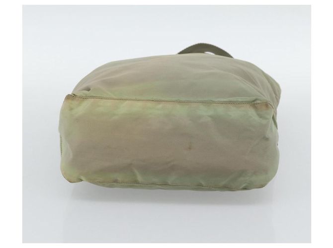 Borsa Tote PRADA Nylon Verde Auth 194568 - vista 9