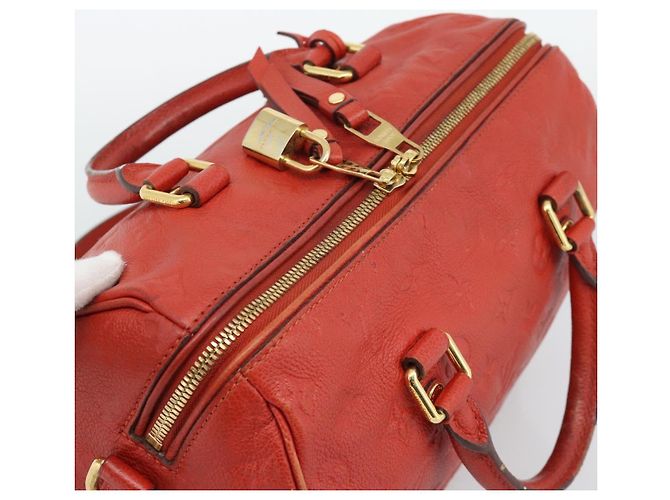 LOUIS VUITTON Monogram Empreinte Speedy Bandouliere 25 Orian M40758 Auth ep15301 - vista 6