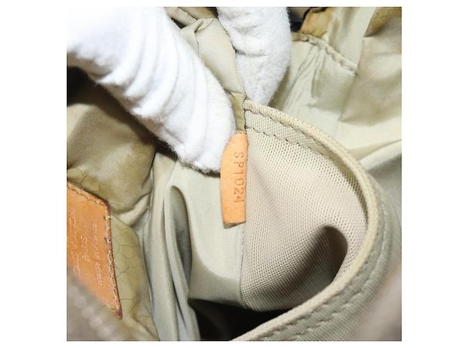 LOUIS VUITTON Borsa a tracolla Damier Geant Sitadan NM Tail M93224 LV Auth BA14091 Marrone - vista 22