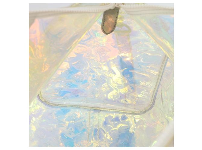 LOUIS VUITTON Monogram Prism Keepall Bandouliere 50 Clear M53271 LV Auth ka5430M - vista 22