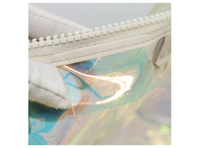 LOUIS VUITTON Monogram Prism Keepall Bandouliere 50 Clear M53271 LV Auth ka5430M - vista 23