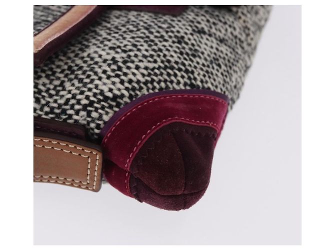 Coach Soho One Belt Handtasche Tweed Multicolor Gold Auth am12221V Mehrfarben Golden - Ansicht 10