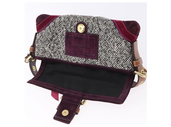 Coach Soho One Belt Handtasche Tweed Multicolor Gold Auth am12221V Mehrfarben Golden - Ansicht 16