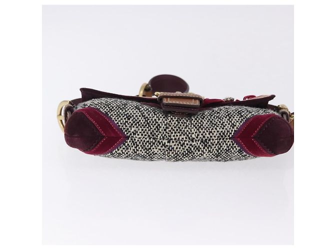 Coach Soho One Belt Handtasche Tweed Multicolor Gold Auth am12221V Mehrfarben Golden - Ansicht 9