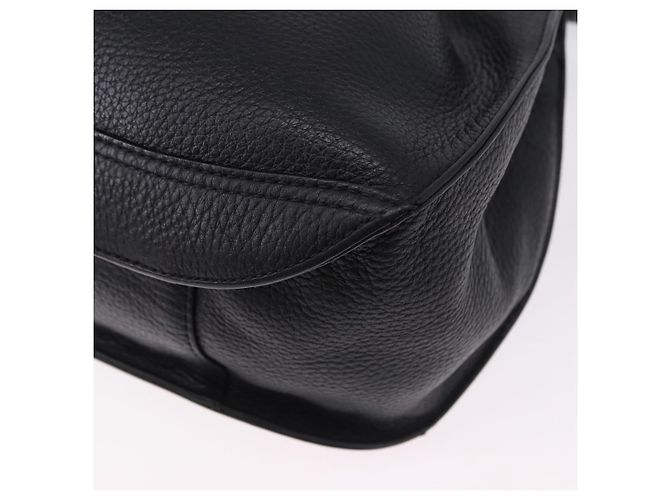 Borsa a tracolla MCM in pelle nera e oro Auth BA14146A Nero D'oro - vista 13