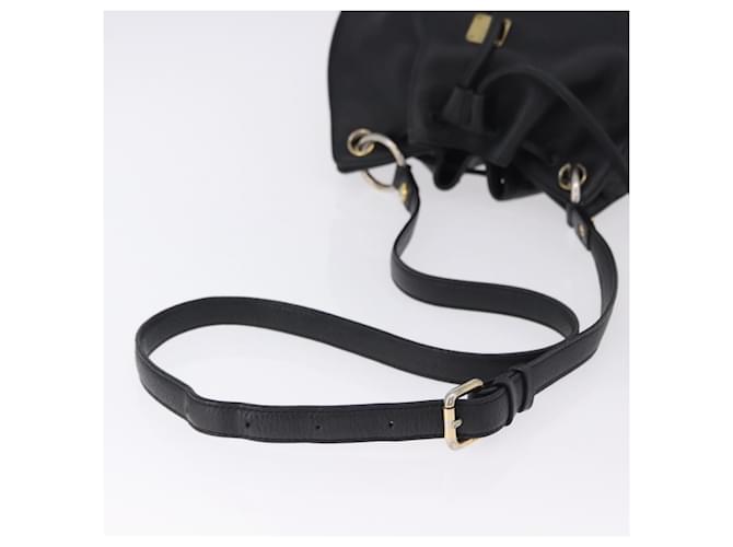 Borsa a tracolla MCM in pelle nera e oro Auth BA14146A Nero D'oro - vista 7