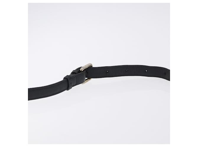 Borsa a tracolla MCM in pelle nera e oro Auth BA14146A Nero D'oro - vista 8