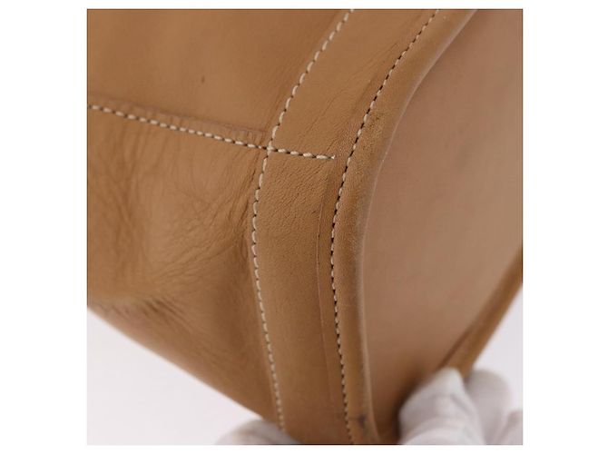 Borsa Coach in pelle marrone oro Auth 188180 D'oro - vista 13
