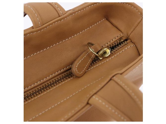 Borsa Coach in pelle marrone oro Auth 188180 D'oro - vista 15