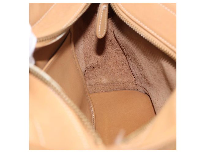 Borsa Coach in pelle marrone oro Auth 188180 D'oro - vista 19
