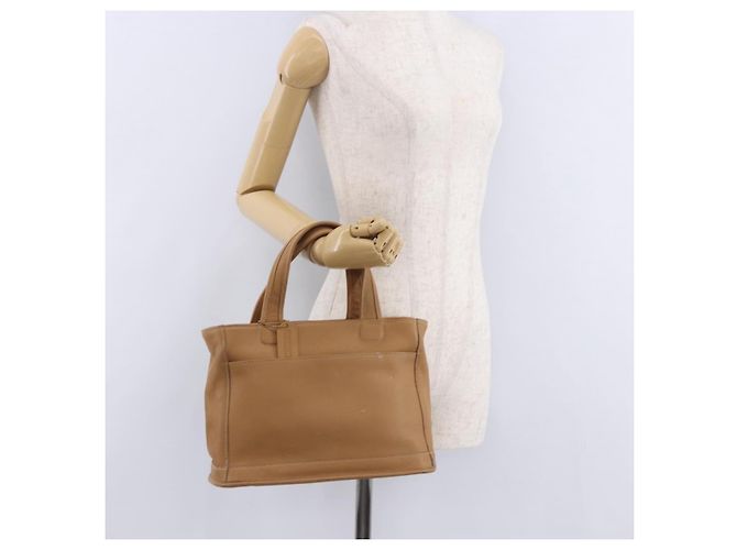 Borsa Coach in pelle marrone oro Auth 188180 D'oro - vista 22