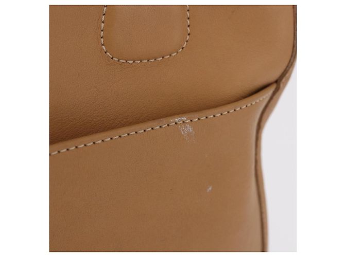 Borsa Coach in pelle marrone oro Auth 188180 D'oro - vista 3
