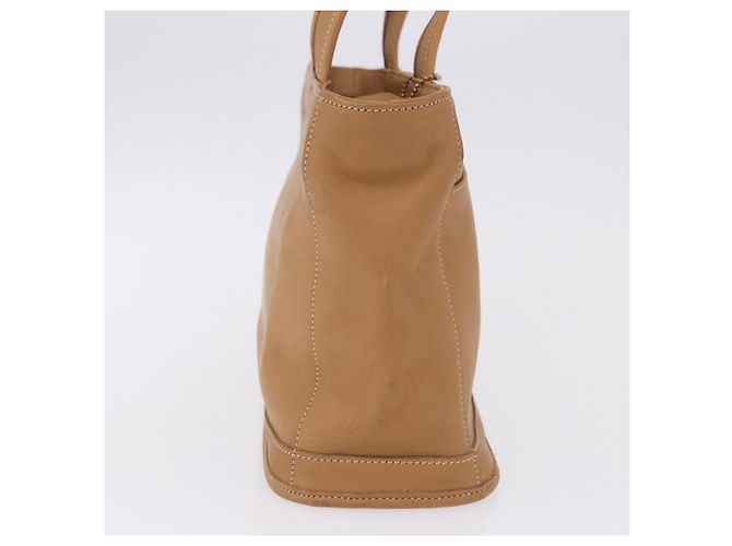 Borsa Coach in pelle marrone oro Auth 188180 D'oro - vista 6