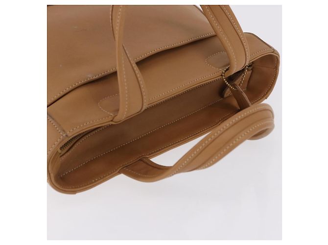 Borsa Coach in pelle marrone oro Auth 188180 D'oro - vista 7