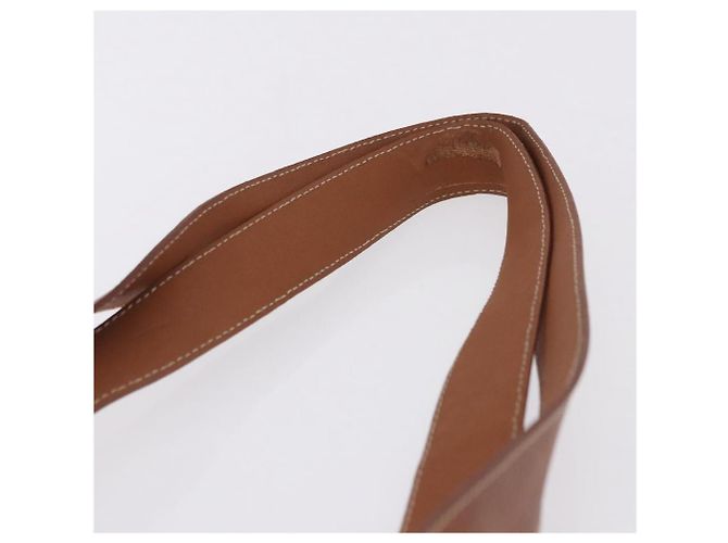 Céline Borsa Tote CELINE Macadam in tela e pelle PVC marrone oro Auth 193520 D'oro - vista 8