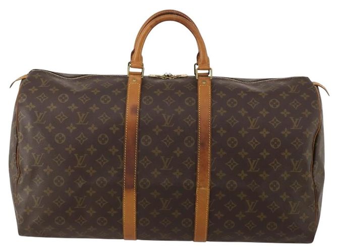 LOUIS VUITTON Monogram Keepall 55 Boston Bag M41424 LV Auth 191510 Monogramma - vista 2
