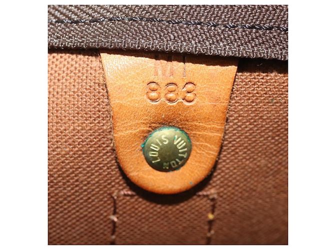 LOUIS VUITTON Monogram Keepall 55 Boston Bag M41424 LV Auth 191510 Monogramma - vista 21