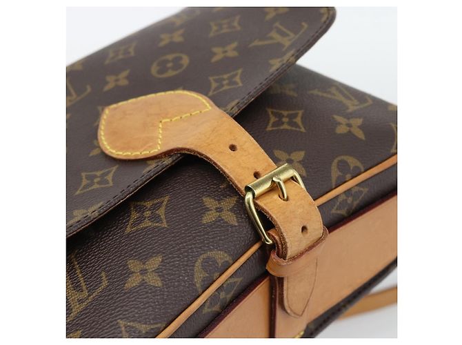 LOUIS VUITTON Borsa a tracolla Monogram Cartouchiere MM M51253 LV Auth ka5435 Monogramma - vista 14