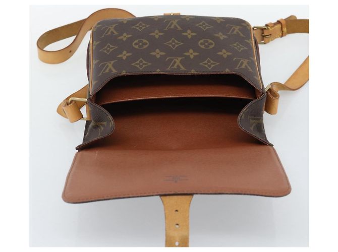LOUIS VUITTON Borsa a tracolla Monogram Cartouchiere MM M51253 LV Auth ka5435 Monogramma - vista 16