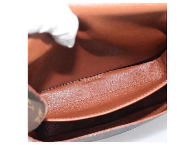 LOUIS VUITTON Borsa a tracolla Monogram Cartouchiere MM M51253 LV Auth ka5435 Monogramma - vista 19