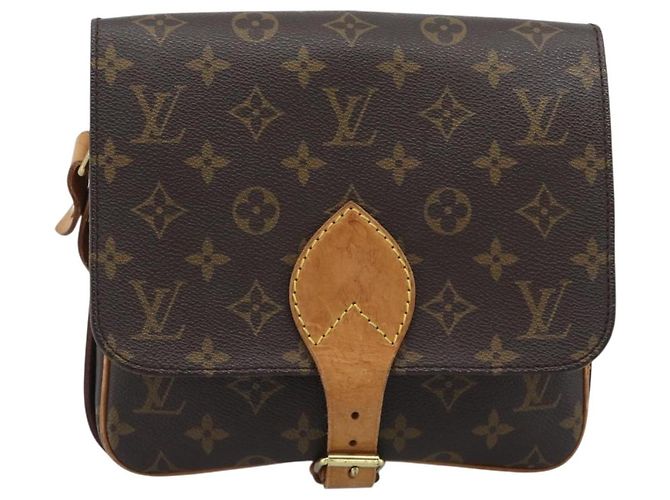 LOUIS VUITTON Borsa a tracolla Monogram Cartouchiere MM M51253 LV Auth ka5435 Monogramma - vista 2