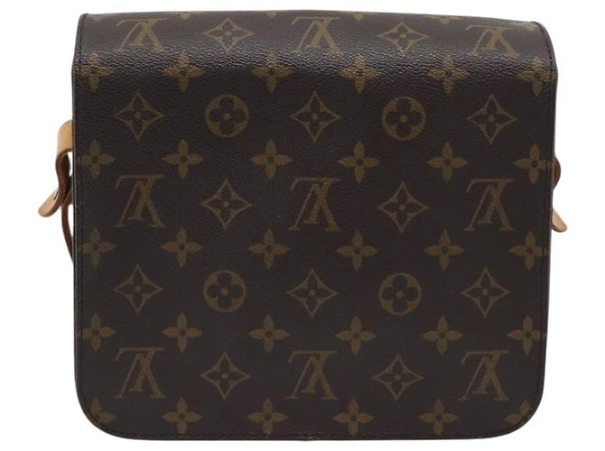 LOUIS VUITTON Borsa a tracolla Monogram Cartouchiere MM M51253 LV Auth ka5435 Monogramma - vista 3