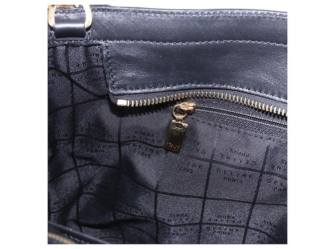 Céline Sac à main CELINE en cuir 2way Noir Doré Auth ka5384V - vue 22