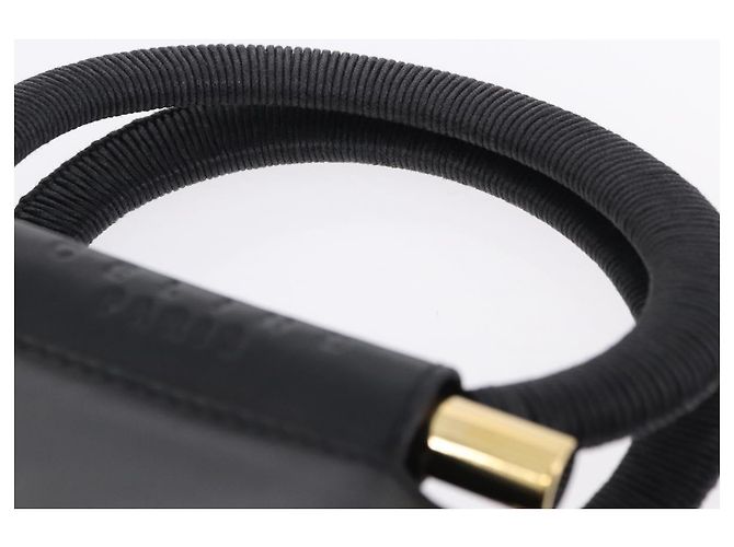 Céline Sac à main CELINE en cuir 2way Noir Doré Auth ka5384V - vue 8