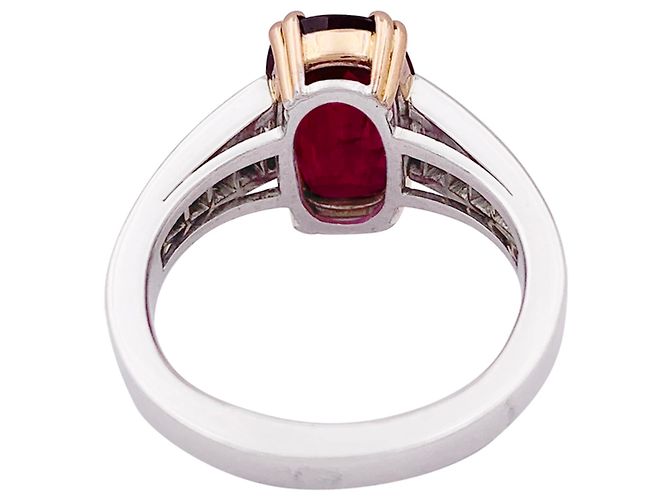 Autre Marque Anello Manalys, in oro, diamanti e rubini. - vista 4