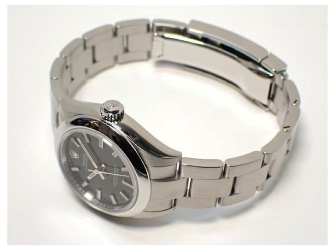 ROLEX Oyster PERPETUAL 28 nero '22 276200 Uomo Argento - vista 11